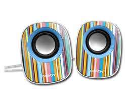 Canyon Stripes USB 2.0 Speaker for Notebook or Desktop PC+FREE STRIPES key chain CNL-SP20HS