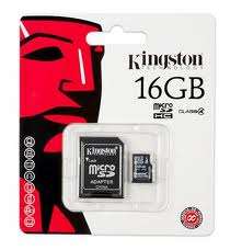 Kingston Flash MicroSD memory 16GB SDC4 16GB