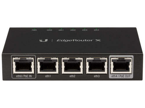 Ubiquiti 5 Port EdgeRouterX Gigabit Router