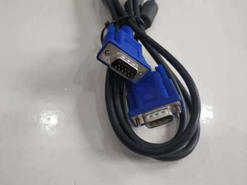 VGA display and IEC 3-pin power cable combo
