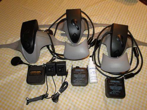 Divelink underwater communication set.