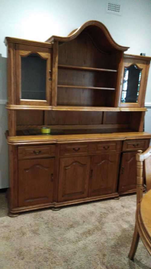 Solid Oak Dining Room Suite