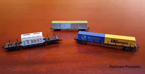 3 x Freight Trucks (Job Lot) N Gauge
