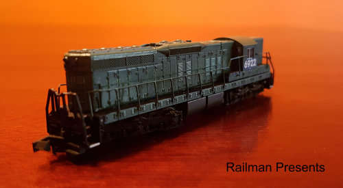 Job Lot - N Gauge 6 Axle Diesel Loco (Life Like) Plus 6 x Mixed Traffic Wagons