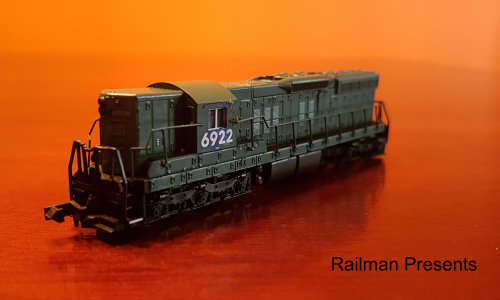 Job Lot - N Gauge 6 Axle Diesel Loco (Life Like) Plus 6 x Mixed Traffic Wagons