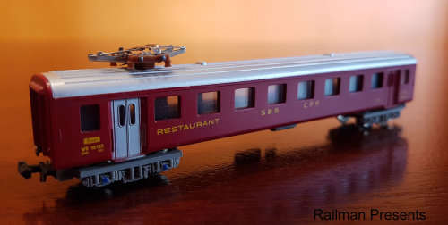 RAILROOM CLEAROUT - Lima SBBCFF Coach (N Gauge)