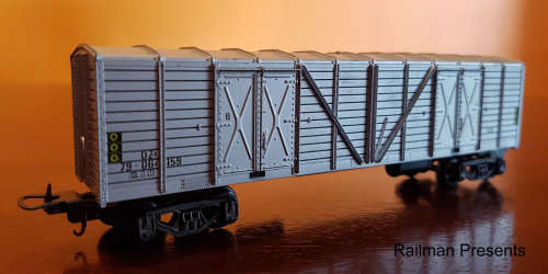 Lima SAR Silver Oz Box Van - HO Gauge