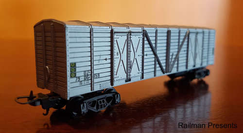 Lima SAR Silver Oz Box Van - HO Gauge