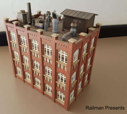 Model Town Centre Office Building - HO Gauge