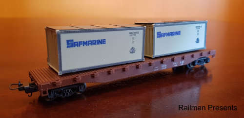 Lima SAR Container Wagon (In Box) - HO Scale