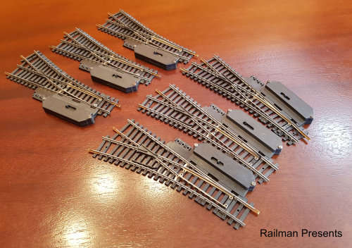 6 x Lima Points for Renovation - HO Scale - (Job Lot)
