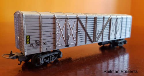 Lima SAR Silver Box Van - HO Scale