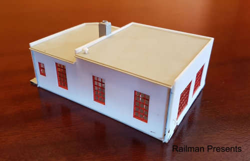 Walthers Model Fire Station (Plastic) - HO Scale