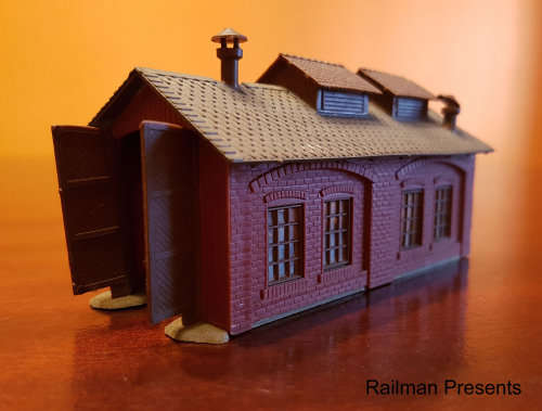 Single Track Engine Shed (N-Gauge)