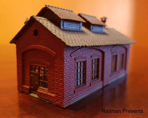 Single Track Engine Shed (N-Gauge)