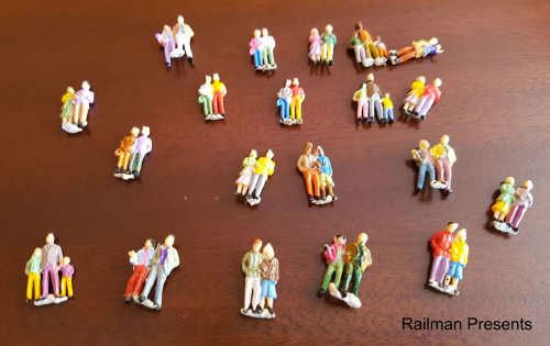 20 x Figures (Couples) - HO/OO Scale (Job Lot)