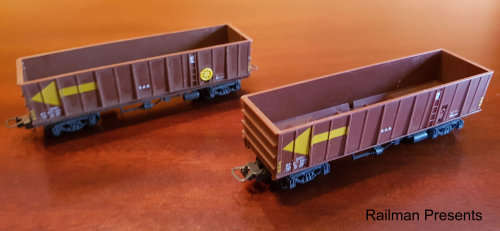 2 x Lima SAR Ore Trucks - HO Scale (Job Lot)