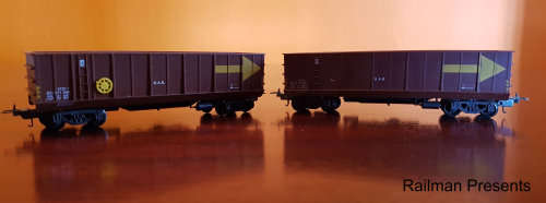 2 x Lima SAR Ore Trucks - HO Scale (Job Lot)