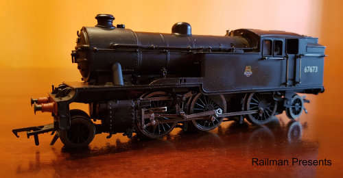 Bachmann 2-6-2 Pannier Tank Loco (Early BR Emblem) Rare!!!!!!!!!!!!
