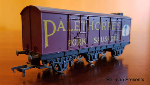 END OF YEAR CLEARANCE - Hornby Palethorpes Sausage Van (OO Scale)