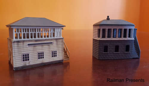 RAILROOM CLEAROUT - 2 x Signal Boxes (N Gauge) - Job Lot