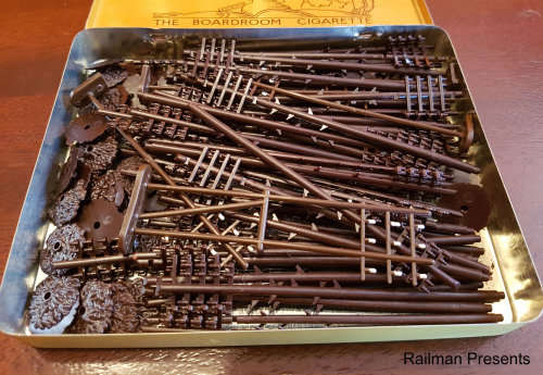 RAILROOM CLEAROUT - Power Line Poles (HO/OO Scale) - Job Lot