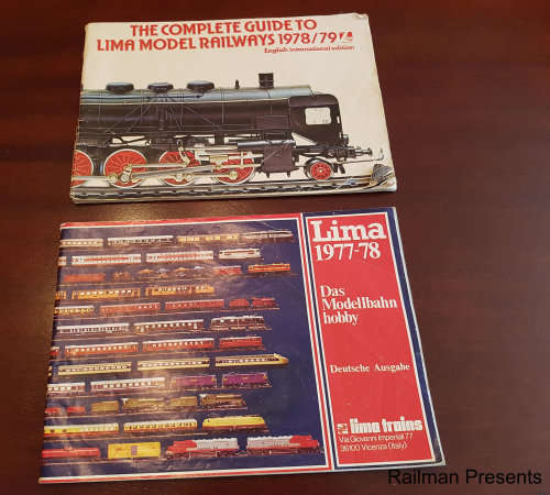 RAILROOM CLEAROUT - 2 x Lima Catalogues 77-78 & 78-79 (Job Lot)