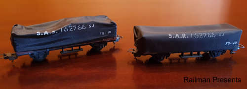 Lima SAR Coal Trucks with Covers - HO Scale (Job Lot)