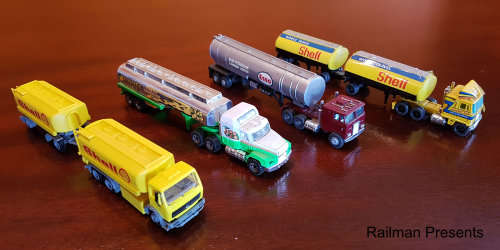 4 x Petrol Tankers - HO Scale (Job Lot)