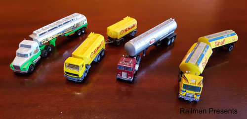 4 x Petrol Tankers - HO Scale (Job Lot)