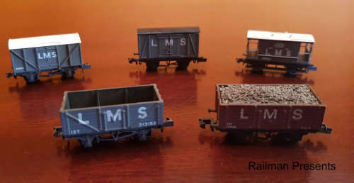 5 x LMS Trucks - N Gauge (Job Lot)