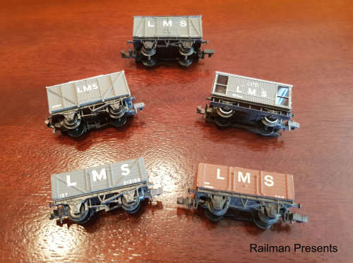 5 x LMS Trucks - N Gauge (Job Lot)
