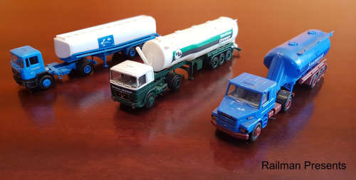 3 x Artic Tankers - HO/OO Scale (Job Lot)