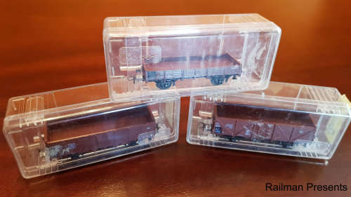 RAILROOM CLEAROUT - 3 x Roco Trucks - HO Scale (Job Lot)