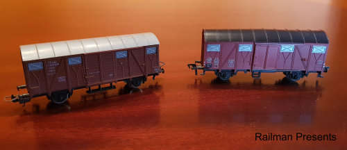 RAILROOM CLEAROUT - 2 x Box Vans - HO/OO Scale (Job Lot 6)