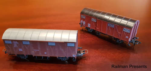 RAILROOM CLEAROUT - 2 x Box Vans - HO/OO Scale (Job Lot 6)