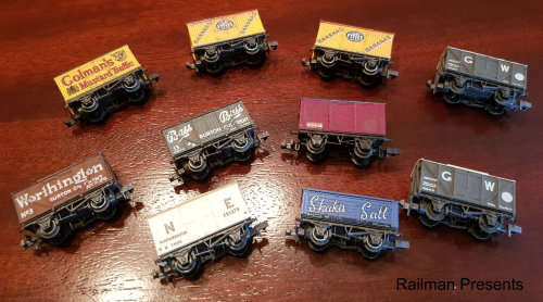 RAILROOM CLEAROUT - 10 x N Gauge Box Vans - HO Scale (Job Lot 12)