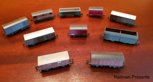 RAILROOM CLEAROUT - 10 x N Gauge Mixed Traffic Trucks (Job Lot 13)