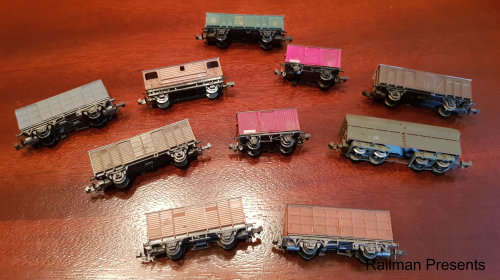 RAILROOM CLEAROUT - 10 x N Gauge Mixed Traffic Trucks (Job Lot 13)