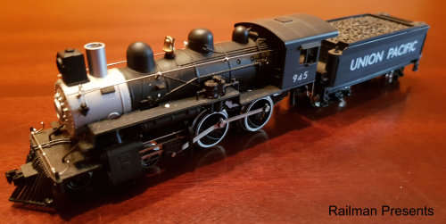 Mehano 4-4-0 'Union Pacific' Steam Loco - HO Scale
