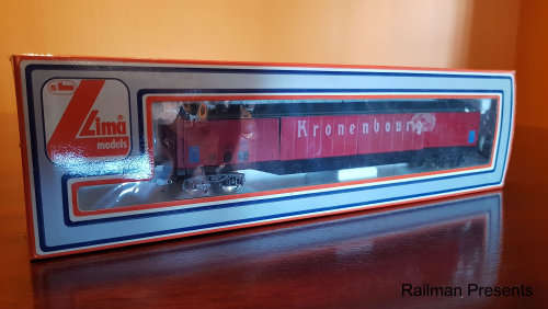 Lima Kronenbourg LWB Sliding Door Box Van (In Box) - HO Scale