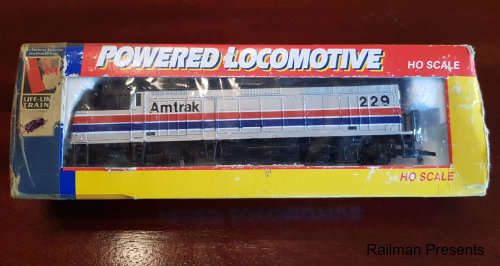Life Like Amtrak Diesel Loco (In box) - HO Scale