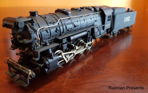 Rivarossi AT & SF 0-8-0 Steam Loco and Tender.....Rare!!!