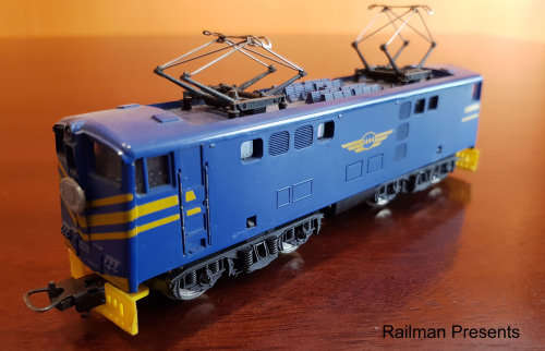 Lima E444 Blue Train Loco - HO Scale