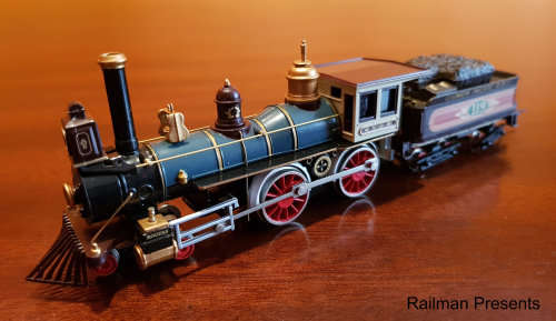 Bachmann American 'Union Pacific' Old Timer 4-4-0 and Tender 51101 - HO Scale