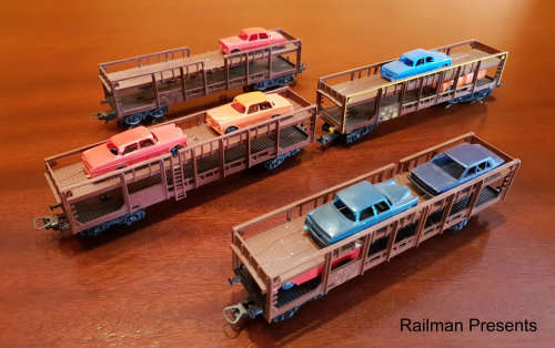 4 x Car Transporters - HO Scale (Job Lot)