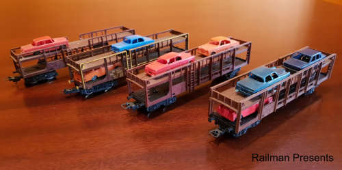 4 x Car Transporters - HO Scale (Job Lot)
