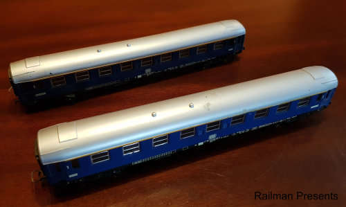 2 x Jouef DB Coaches - HO Scale