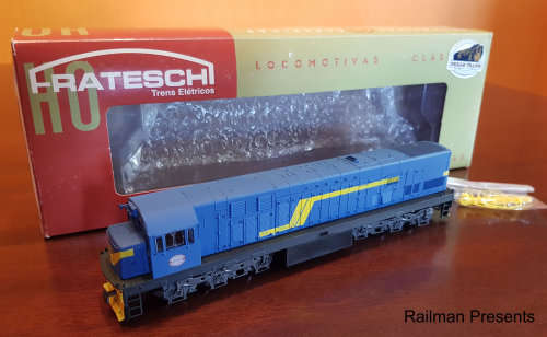 Frateschi Class 34 Blue (In Box) - HO Scale