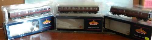 JOB LOT - As new in boxes Bachmann MK1 Maroon Coaches
